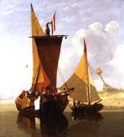Boats on the Medway, a Calm