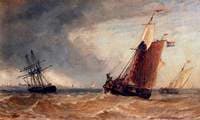 Dutch Shipping in Stormy Weather