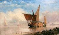 Hay Barge off Yarmouth, Norfolk