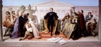 King Ludwid I Surrounded by Artists and Scholars