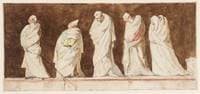 The White Sheet Frieze: Caricatures of George III and Lord North