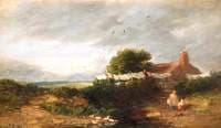 Cottage on Dulwich Common, a Windy Day