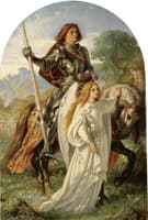 Sir Galahad and the Angel