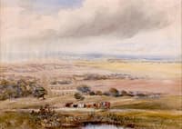 Distant View of Raby Castle, Durham