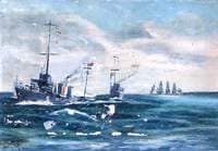 Destroyers Protecting Shipping