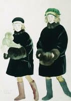 Portrait of Marfa and Marina Chaliapin