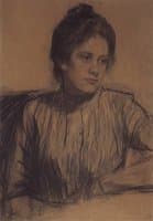 Portrait of Yu.E.Proshinskaya