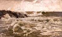 Storm at Portincross