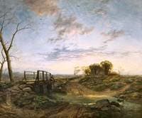 Evening, 'The west still glimmers with some streaks of day'