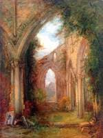Part of the Ruins of Tintern Abbey