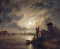 Breydon, Norfolk, Moonlight