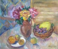 Still Life with Flowers and Fruit