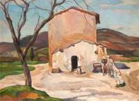 Landscape in Spain (recto)