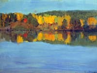 Autumn Landscape with a River