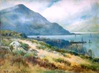 Landscape with Pier and Lake