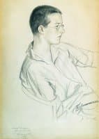 Portrait of Composer Dmitry Shostakovich