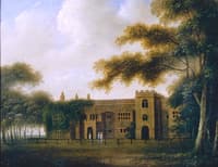 A View of Hale Hall, Lancashire