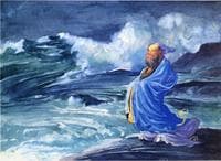 A Rishi Calling up a Storm, Japanese Folk Lore
