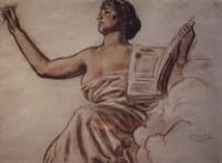 Seated Woman with a Book (study)