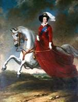 Queen Victoria, on Horseback