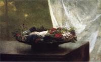 Flowers in a Lacquer Bowl