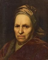 Portrait of a Woman Wearing a Headscarf