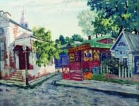 Stage Design for Alexander Ostrovsky's play 'There was not a silver'
