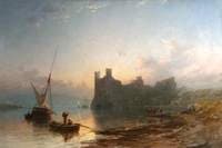 Caernarvon Castle at Sunset