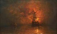 Ship on Fire