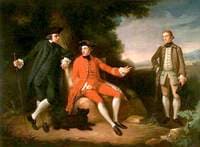 William Weddell, the Reverend William Palgrave, and Mr I'Anson in Rome