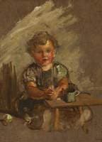Study for 'The Widower'