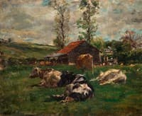 Cows Grazing