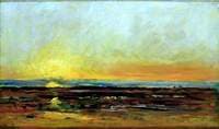 Sunset on the Sea Coast