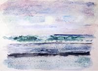 Study of Surf, Breaking on Outsiide Reef Tautira, Taiarapu, Tahiti, March 1891