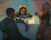 Breton Children, Pont-Aven, France