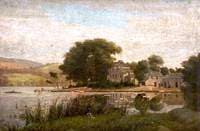 Landscape with a Lake and Houses