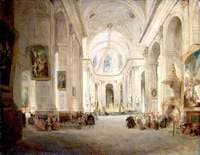 Interior of St Sulpice, Paris