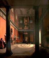 The Interior of a Large Country House (Great Hall, Mount Edgcumbe)