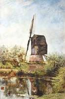 Old Mill and Pool at Ditton
