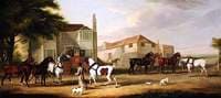 Changing Horses, the Exeter to London Mail; Sir Henry Paton, Bt, Leading the Horse