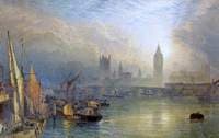 The New Houses of Parliament and the Thames