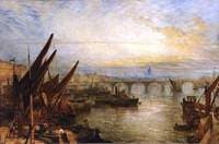 View on the Thames Looking towards St Paul's, London