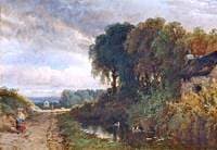 Wooded Road Scene