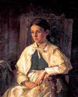 Portrait of a Girl in the Costume of Dr Woodward's School, Maidstone