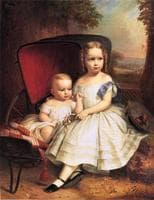 Portrait of Two Children, Helen and Alice Capron