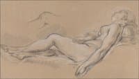 Reclining Nymph