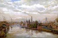 The River Derwent from the Great Northern Railway Bridge, Derby