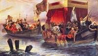 The State Barge of Cardinal Richelieu on the Rhône