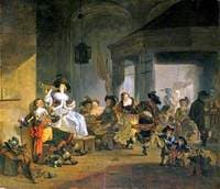 Women and Soldiers Revelling