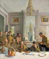 Members of the Allied Press Camp with Their Press Officers